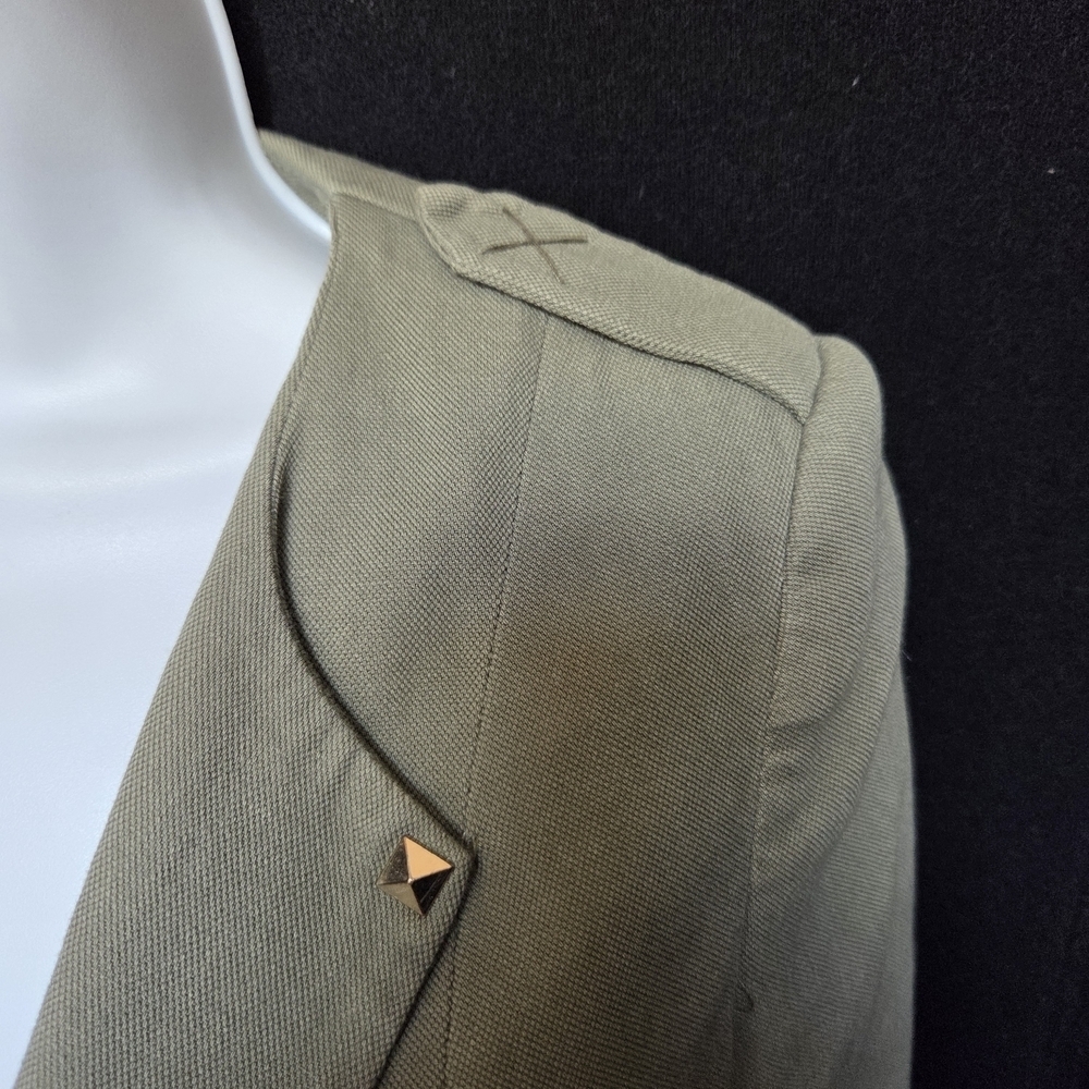 H&M Napoleon Jacket Military Style Blazer Size 6 - Picture 3 of 11